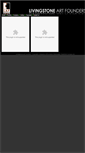 Mobile Screenshot of livingstoneartfounders.com