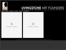 Tablet Screenshot of livingstoneartfounders.com